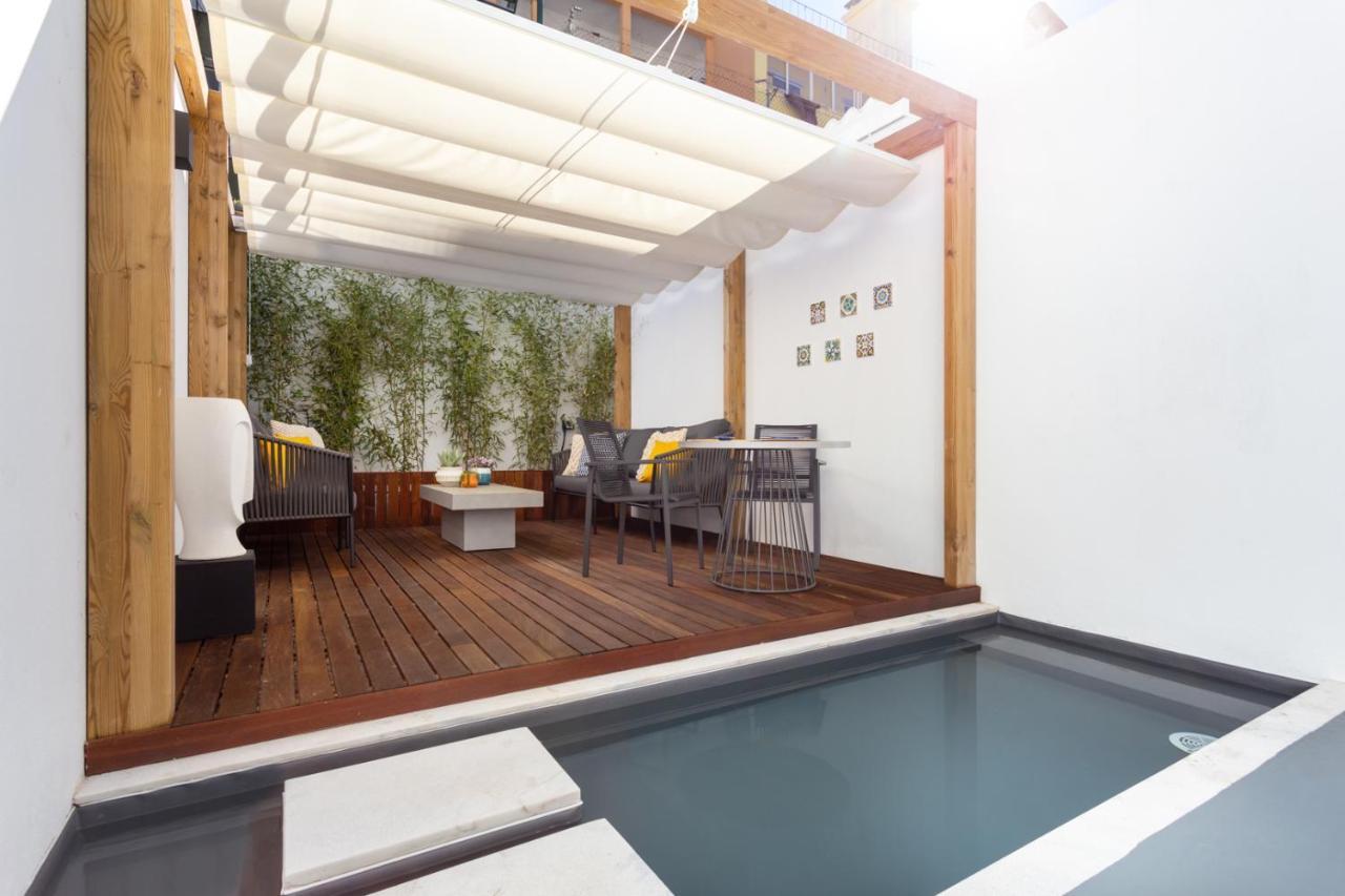 Stupendo- Two Rooms, Patio With Refreshing Pond-Center-Air Conditioning-Free Park Lisabona Exterior foto