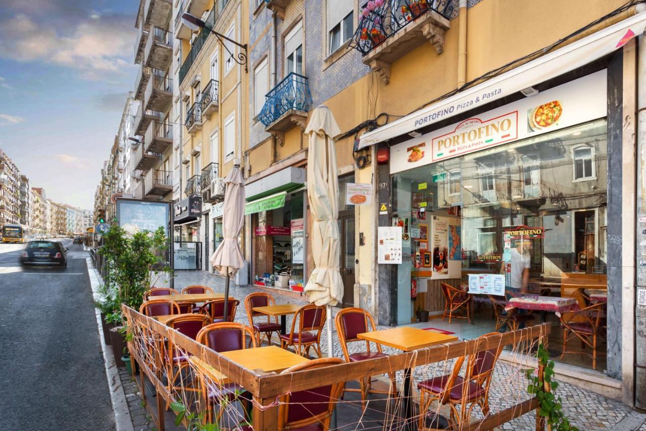 Stupendo- Two Rooms, Patio With Refreshing Pond-Center-Air Conditioning-Free Park Lisabona Exterior foto